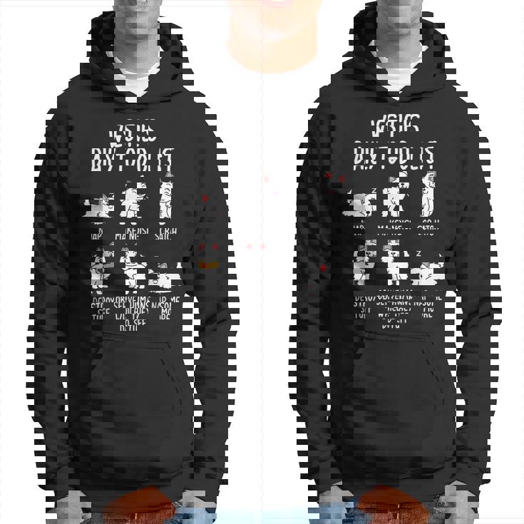 ウエスト・ハイランド・ホワイト・テリア・ウェスティ毎日のやることリスト犬 パーカー