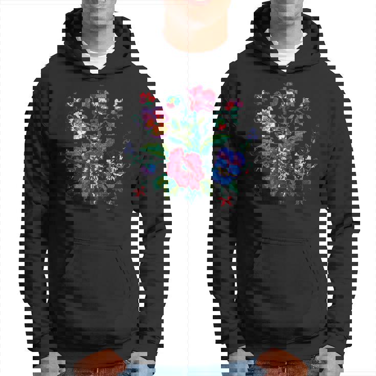 ウクライナの国民服ウクライナの刺繍の花 パーカー