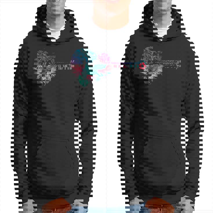 ウクレレ トライバル・フラワー アロハ・ギター ハワイ パーカー