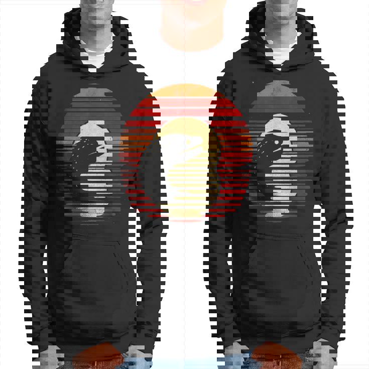 ウツボ サンセット レトロスタイル サファリ ヴィンテージ 70年代 釣り パーカー