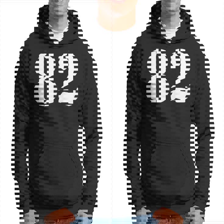 エイティツー 数字 82 ナンバー パーカー