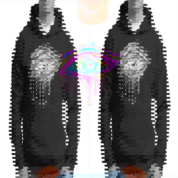 エジプトのホルスの目 トリッピー サイケデリック アート 宇宙 シュール パーカー