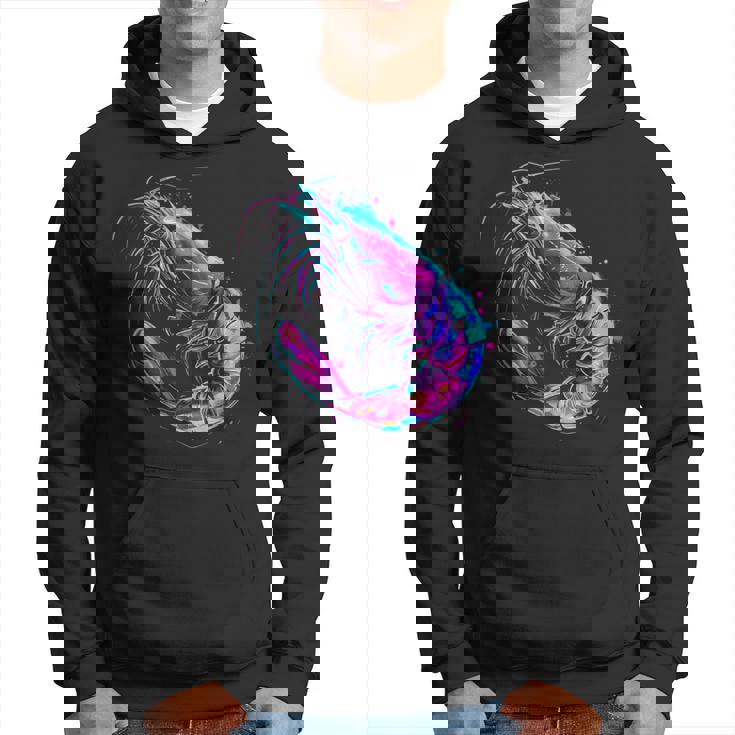 エビ 海 海 海 エビ 海 動物 海洋 哺乳類 モチーフ パーカー