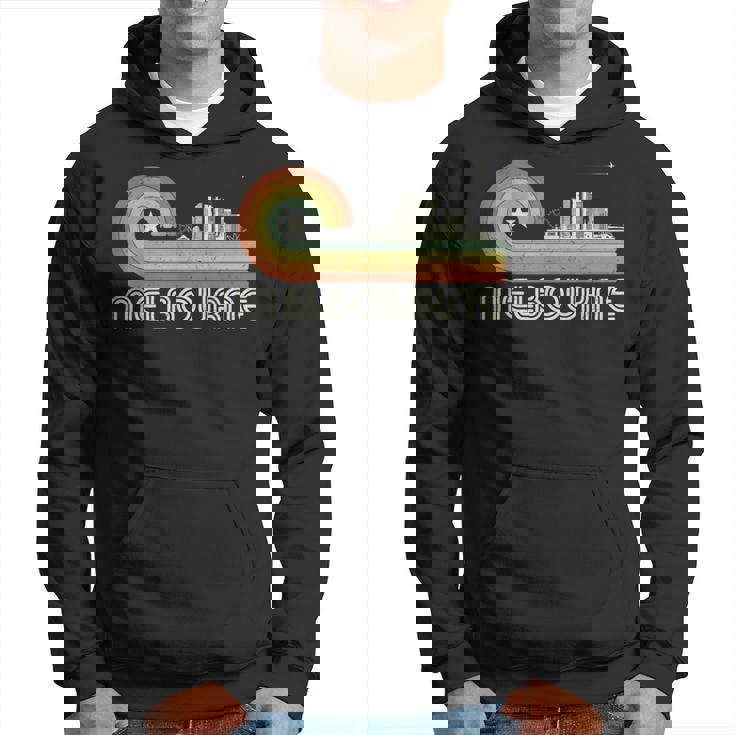 オーストラリア 休暇のお土産 レトロ ビンテージ スカイライン メルボルン パーカー