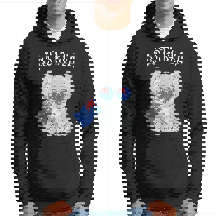 オーストラリアの国旗がかわいいコアラ パーカー