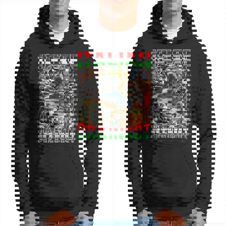 オールイタリアンブレインローミーム-イタリアンブレインロット パーカー