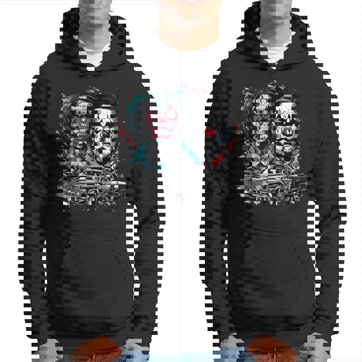 オールドスクールチョロチカーノギャングスターアート パーカー