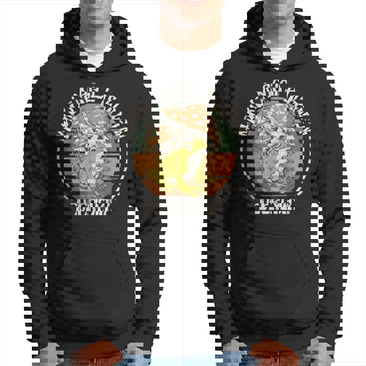 カエルとキノコ 毎日魔法を起こしましょう。 パーカー