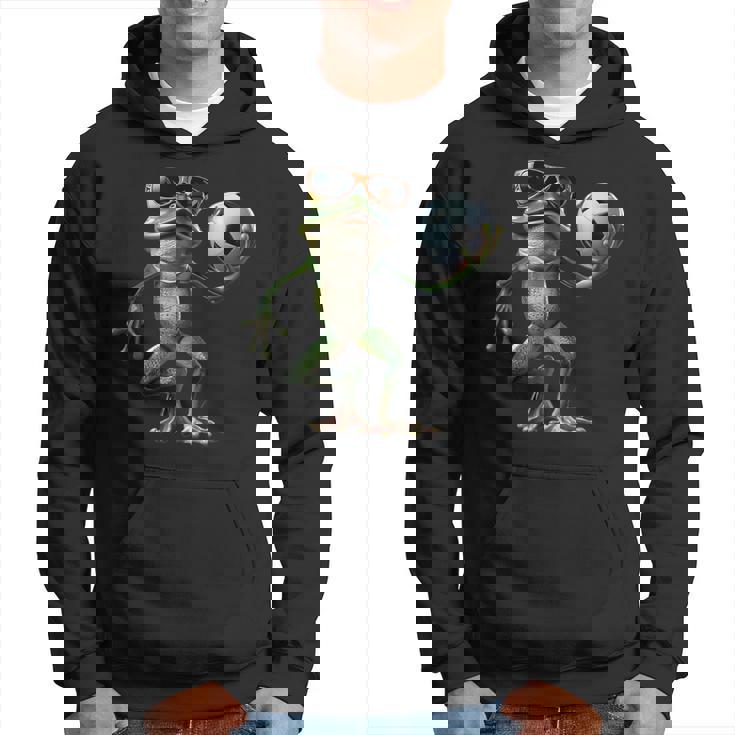 カエルサッカー パーカー