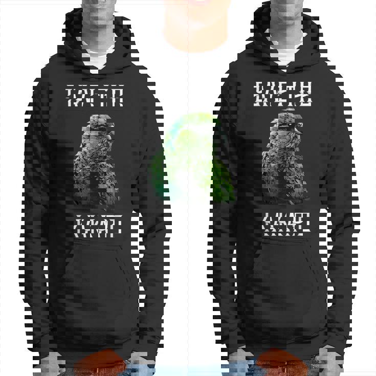 カカポ オウム ニュージーランド カカポ 鳥ave The Kakapo パーカー