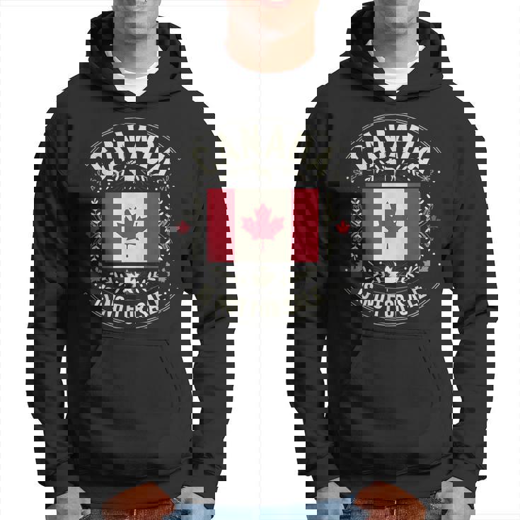 カナダは非売品です 愛国的なカナダ人 パーカー