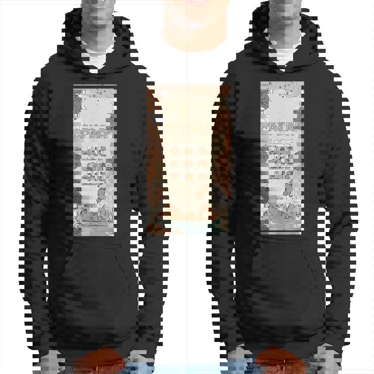 カピバラ カピバラ かわいい トロピカル 夏 パーカー