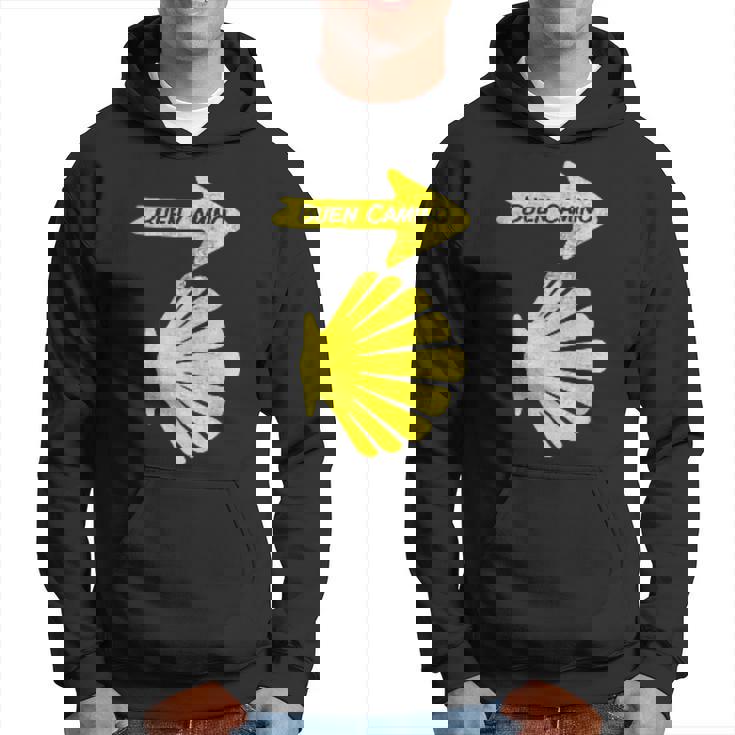 カミーノデサンティアゴの巡礼のシンボル、ブエンカミノシェル パーカー