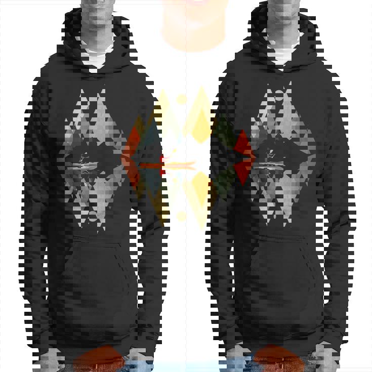 カヤック ヴィンテージ レトロ 山 カヌー カヌー カヤック パーカー