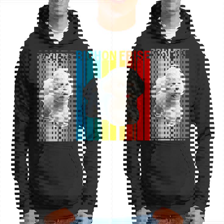 カラフルなビションフリーゼ パーカー