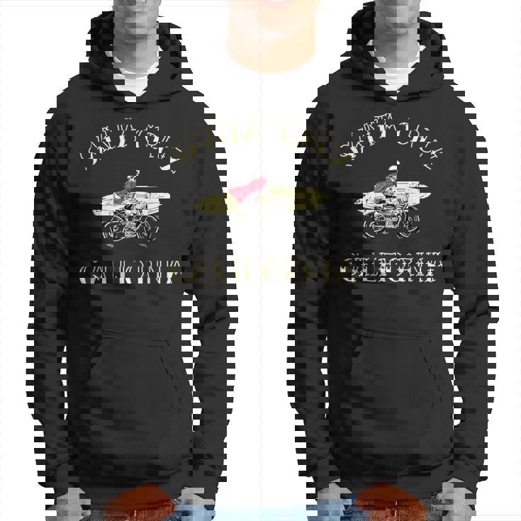 カリフォルニア州サンタクルーズトラベリングサーファー パーカー