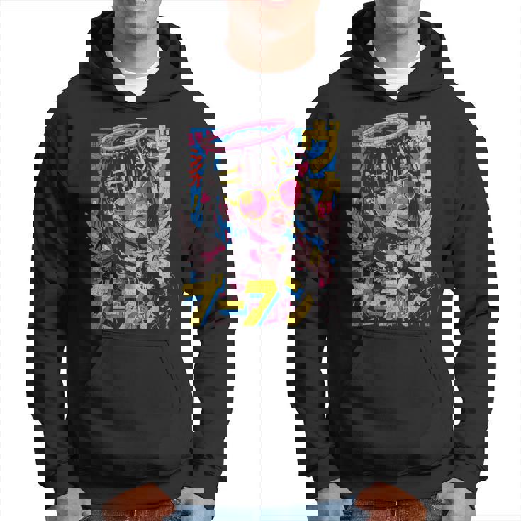 カワイイ ストリートウェア ヒップホップ Hip Hop サイバーパンク エンジェル テックウェア マンガ アニメ パーカー