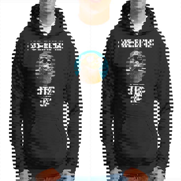 カワウソ 動物 カワウソ パーカー