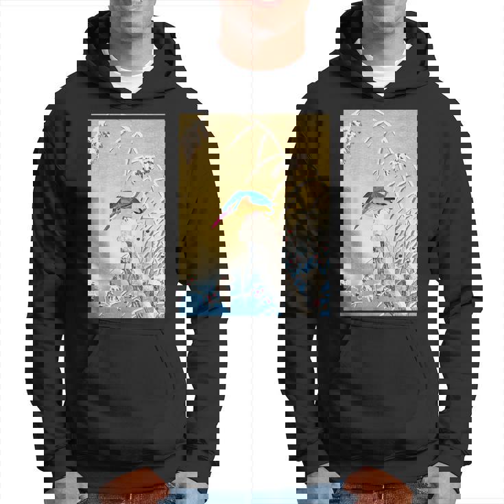 カワセミ 鳥 動物 ヴィンテージ 和 浮世絵 自然 江戸 パーカー