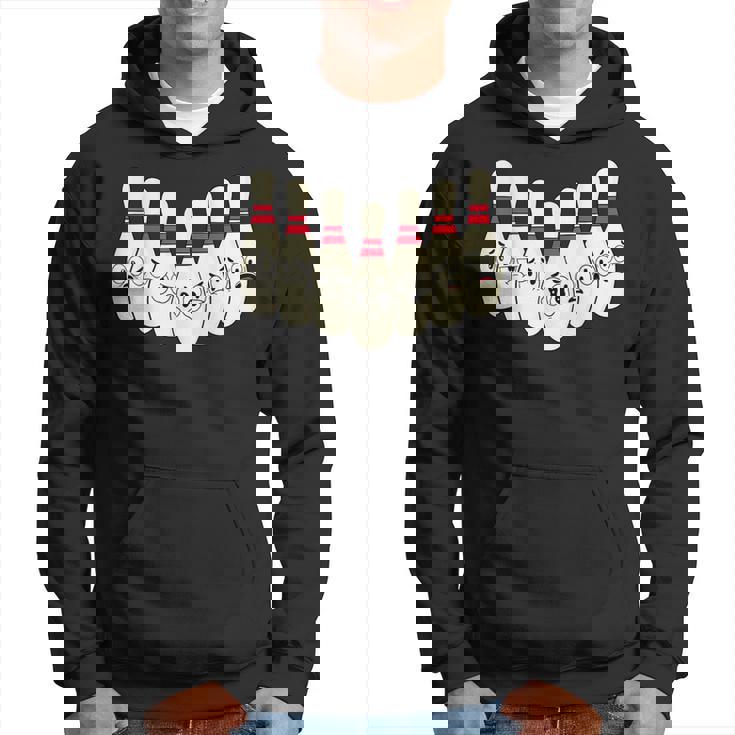 カートゥーン ボウリング 面白い 怖い ボウリング パーカー