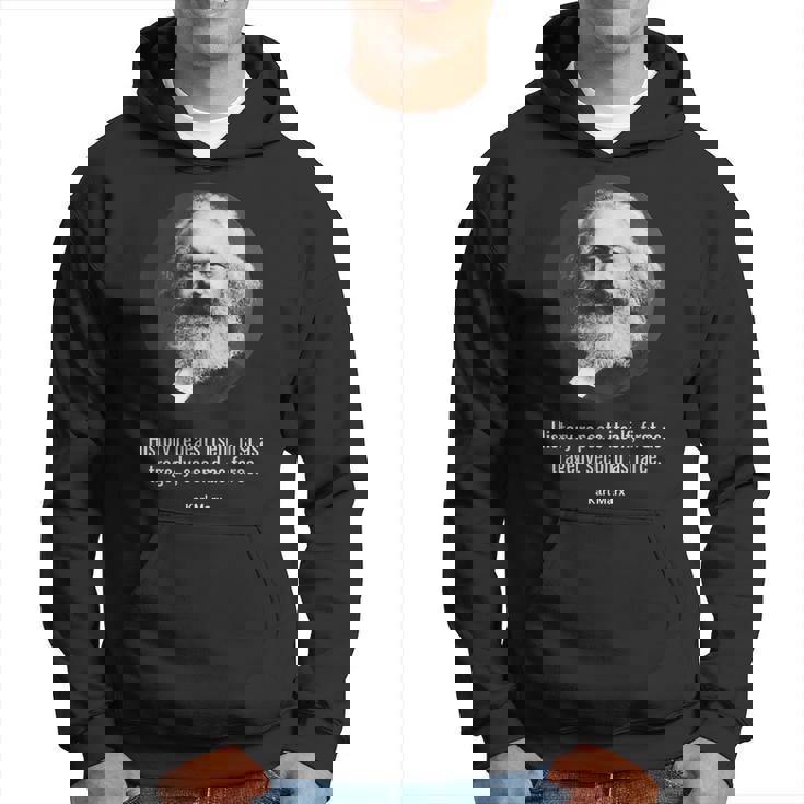 カール・マルクス 名言 哲学者の哲学 賢いマルクス主義ストイック パーカー