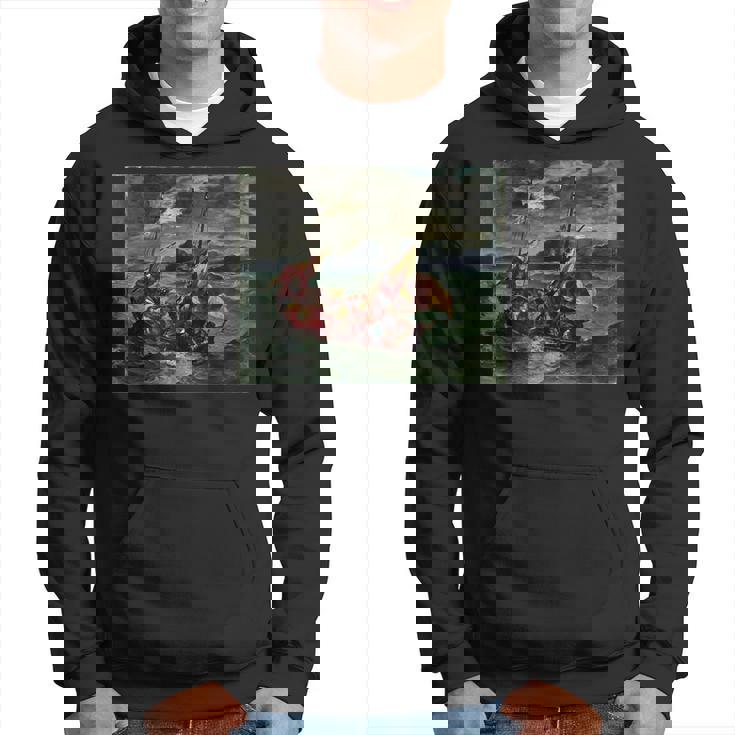 ガリラヤの海のキリスト ユージン・ドラクロワ パーカー