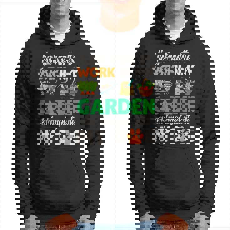 ガーデニング 犬 ペット好き 庭師 庭 ペット ギフト 植物 パーカー