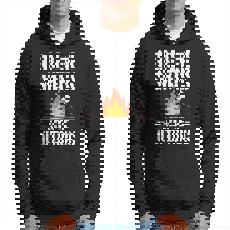 キャンプ&ハイカー向け、スモーズアンドザアウトドアデザインを与えてください パーカー