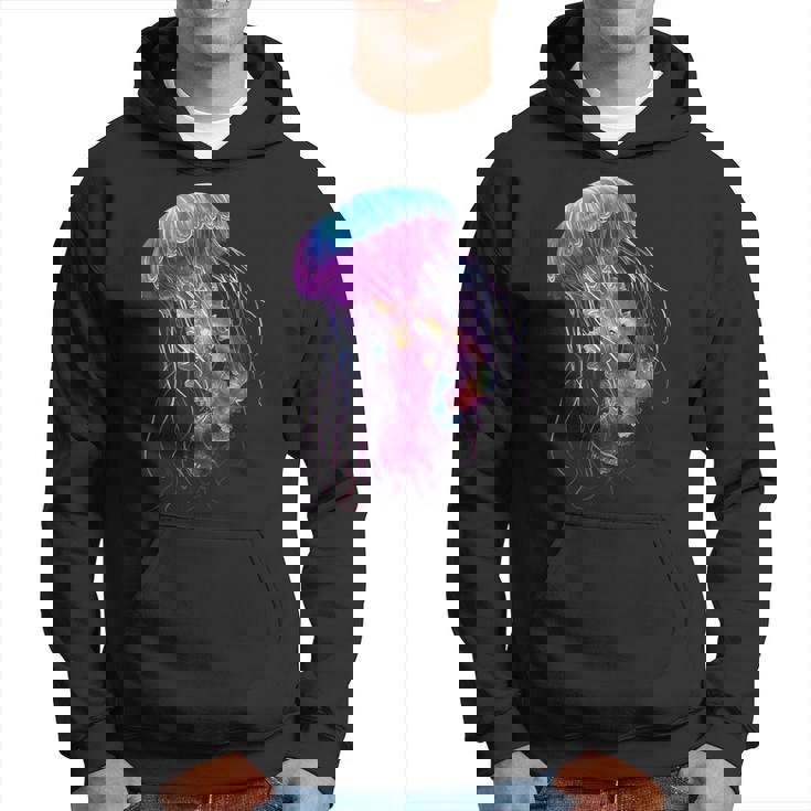 クラゲ 動物 モチーフ アート クラゲ パーカー