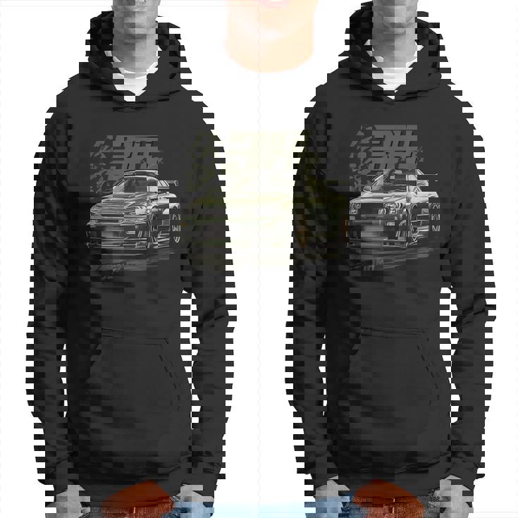 クラシック アーバングリーン R34 Liberty Walk Jdm スカイライン パーカー