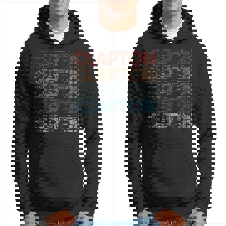 クラプトン 名前 レトロ ヴィンテージ パーカー