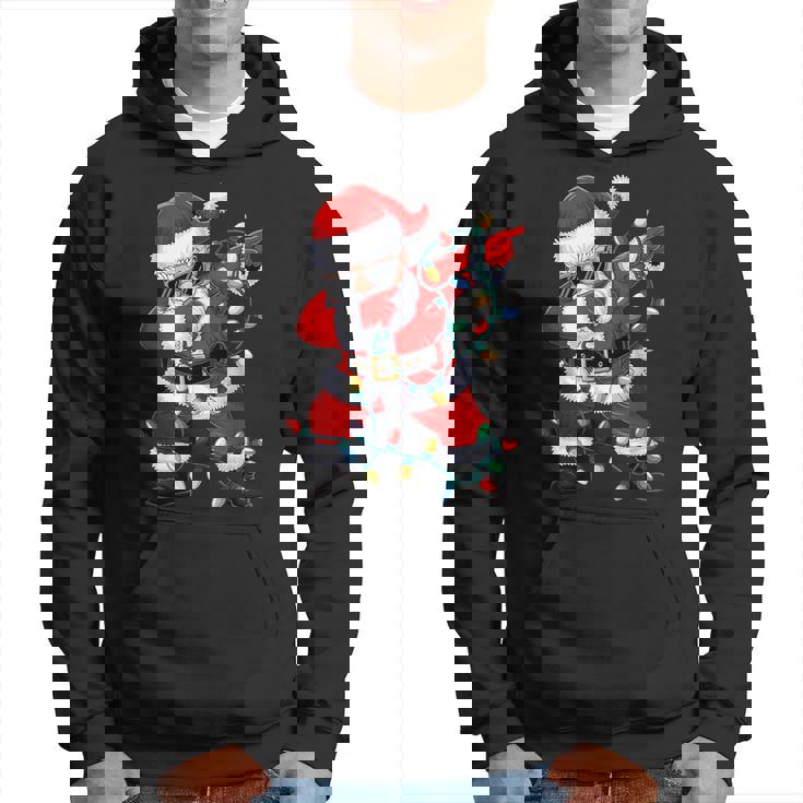 クリスマス サンタクロース ダビングダンス クリスマスライト 家族 パーカー