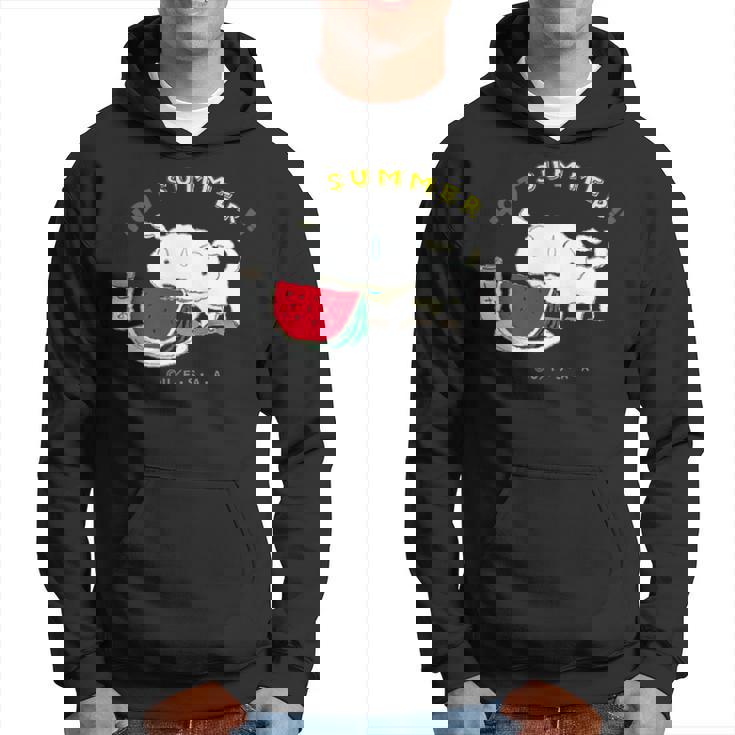 クレヨンしんちゃん シロ 夏の1日 パーカー