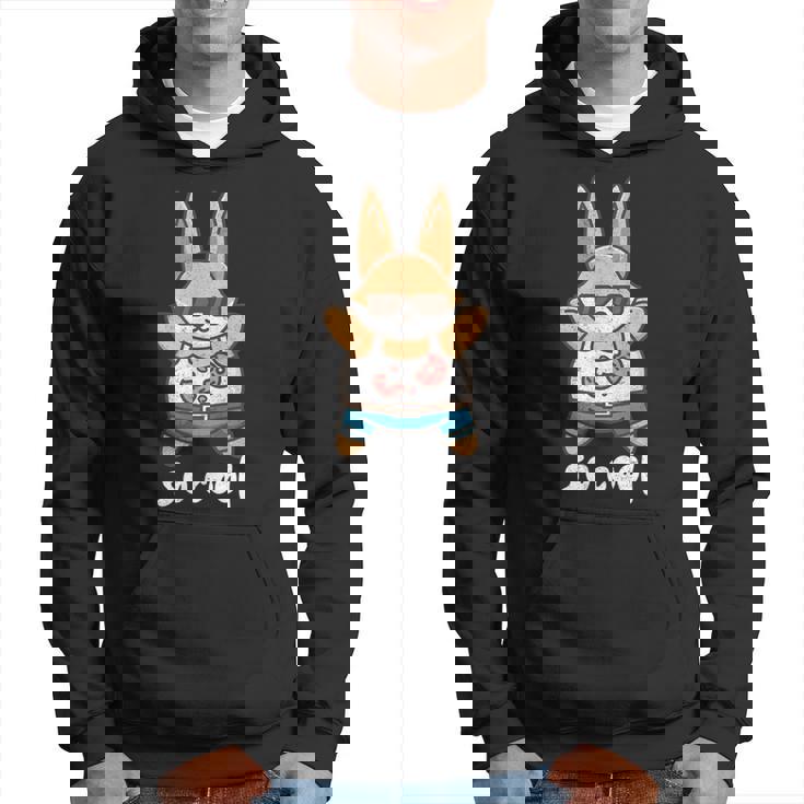 クールすぎるリラックスバニー パーカー