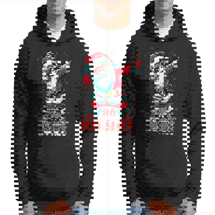 クールなサンタクロースダブダンシング クリスマス 面白いクリスマスダビング パーカー