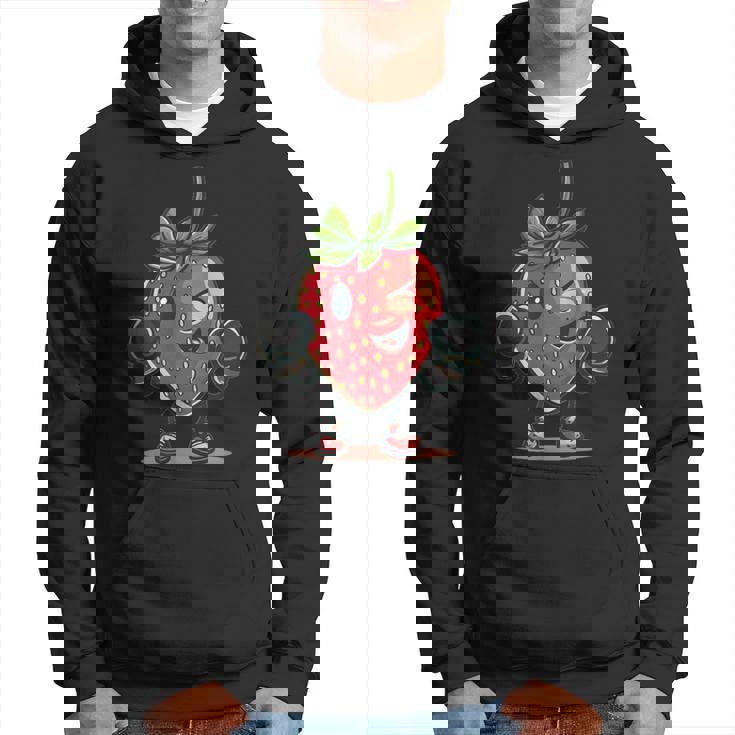 クールなボクシングストロベリーコスチューム。 パーカー