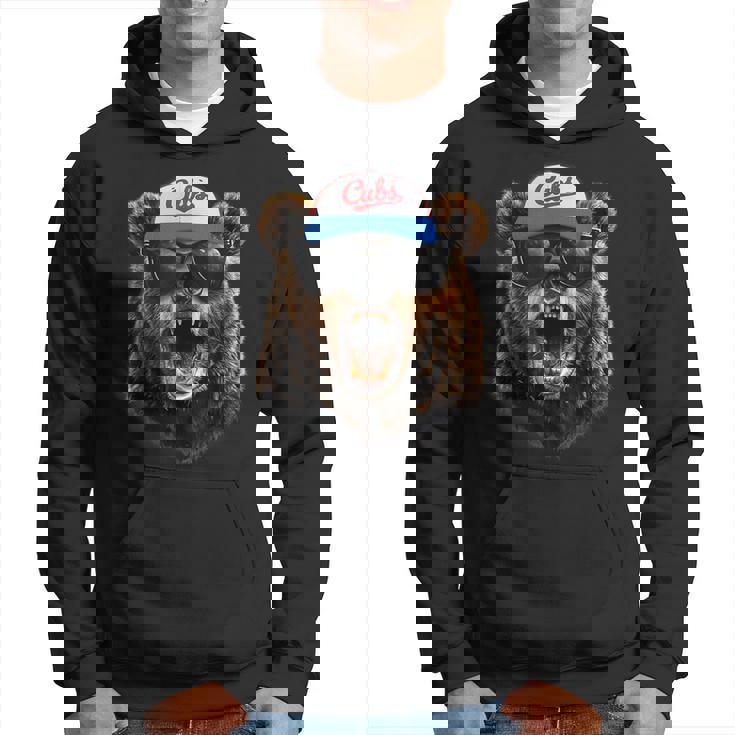 グラフィック カブス 名前 アンティーク風 80年代 カブス 名前 スタイル ギフト アイデア パーカー