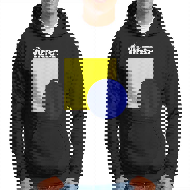 グラフィック＆ロゴ Wh バレーボール パーカー