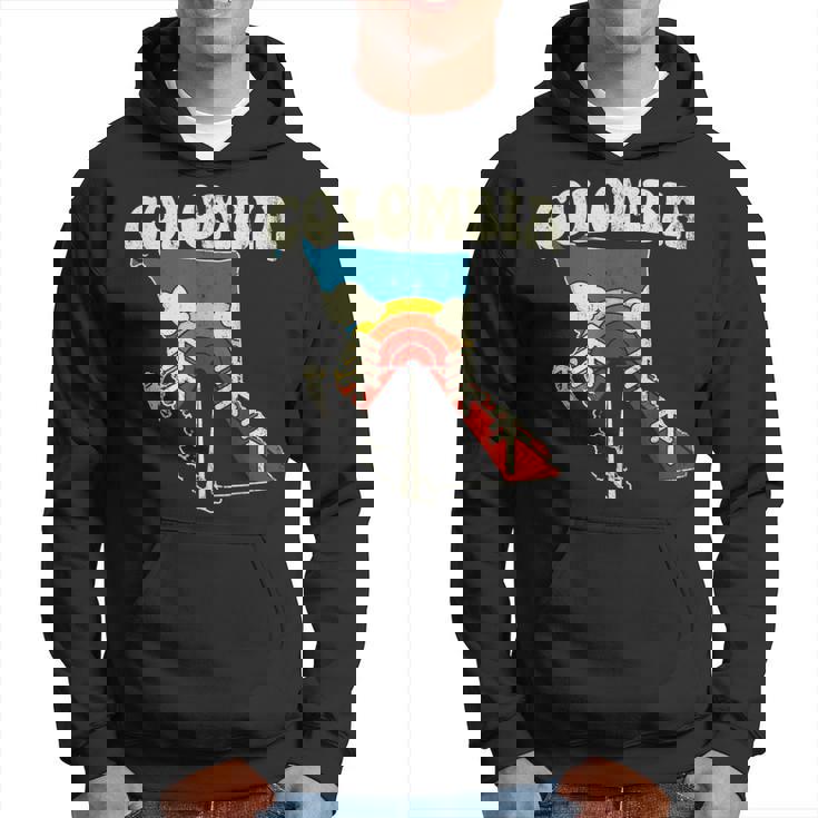 コロンビア ビンテージ コロンビアン カントリー レインボー レトロ 70年代地図 パーカー