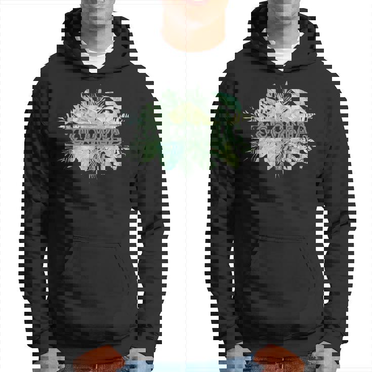 コロンビア ラテンアメリカ カリブ海 太平洋 エコツー リズム ギフト お土産 モンステラヤシ ビーチ ヤシの木 パーカー