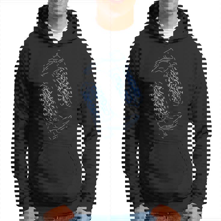 コースタル カウガール ブルー カウボーイブーツ コケット ウエスタン パーカー