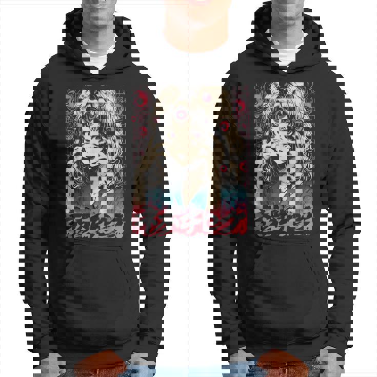 ゴス グランジ 鬼 アニメ 少女 ワイフ ホラー オルト 美学 パーカー