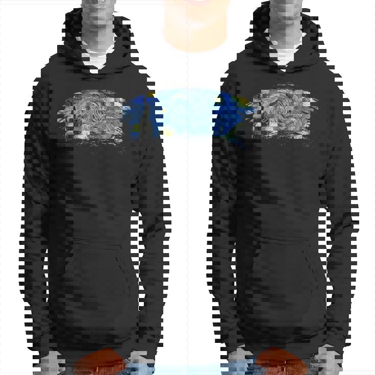 ゴッホ「星月夜」名画 パーカー