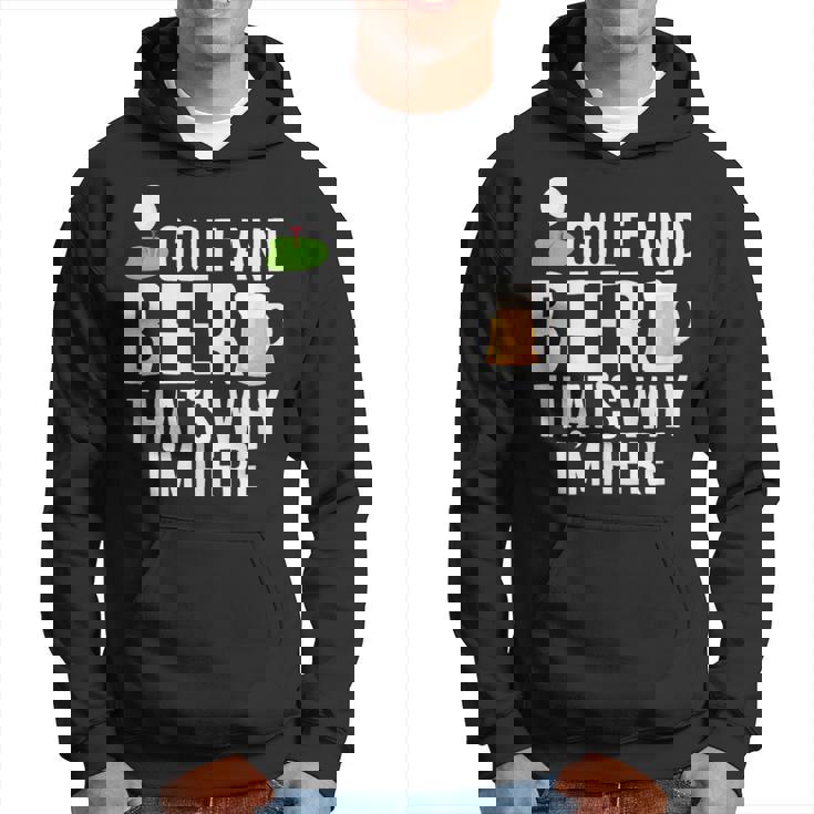 メンズ メンズ ゴルフウェア ゴルフとビール That's Why I'm Here パーカー