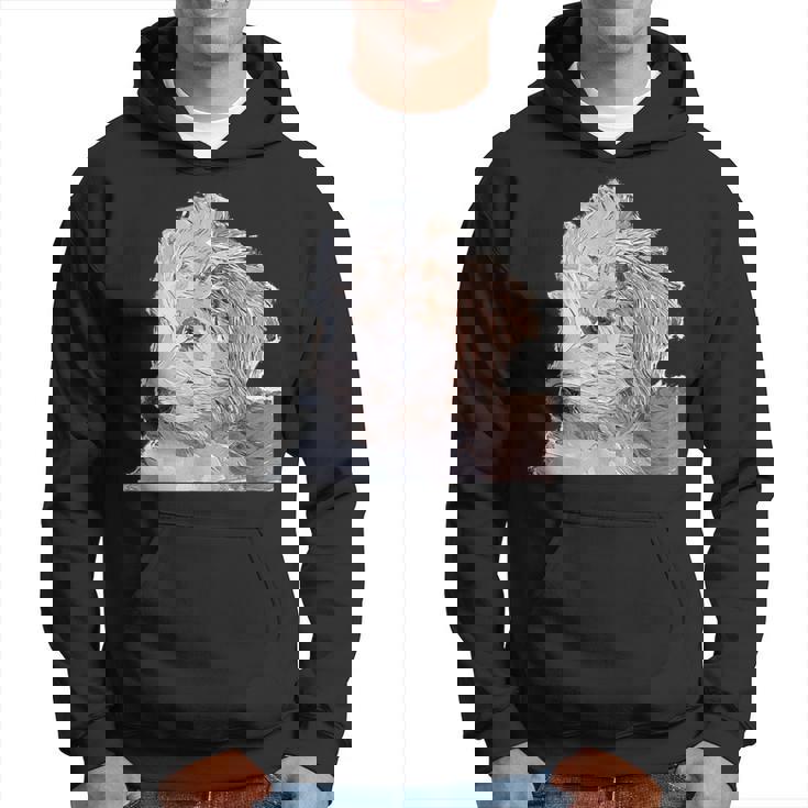 ゴールデンドゥードル 犬 ペット 動物 グラフィック かっこいい おもしろい かわいい パーカー