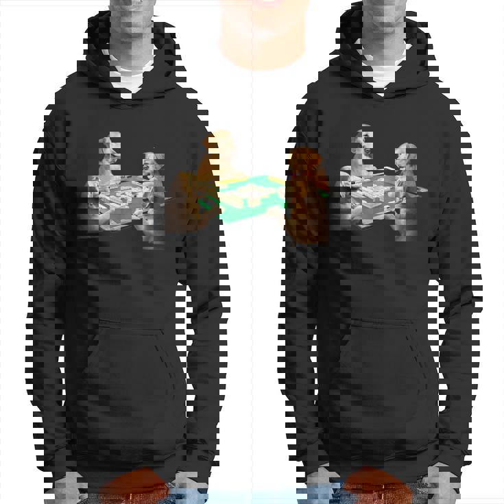 ゴールデンレトリバー イヌ 麻雀 面白いtシャツ 犬 メンズ おもしろ 面白い 服 おもしろグッズ ネタ パーカー