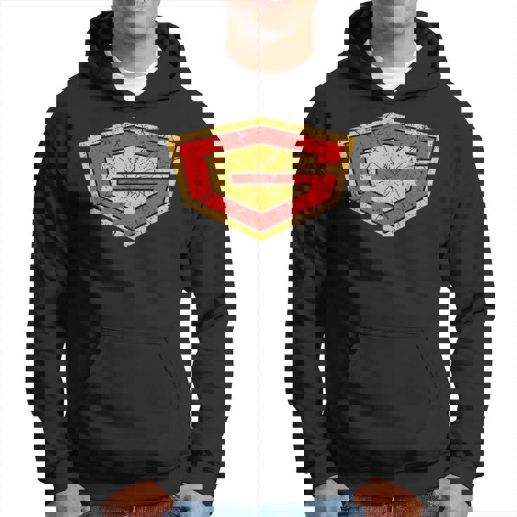 サイエンス忍者チーム ガッチャマン ビンテージアニメーションシリーズロゴ パーカー