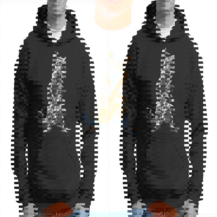 サックスを演奏する面白い猫 ジャズ サックス ミュージシャン サクソフォニスト パーカー