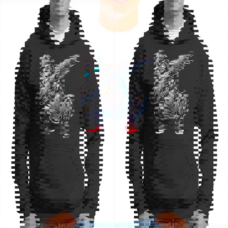 サングラスをかけたダブダンスのゴリラ猿 パーカー