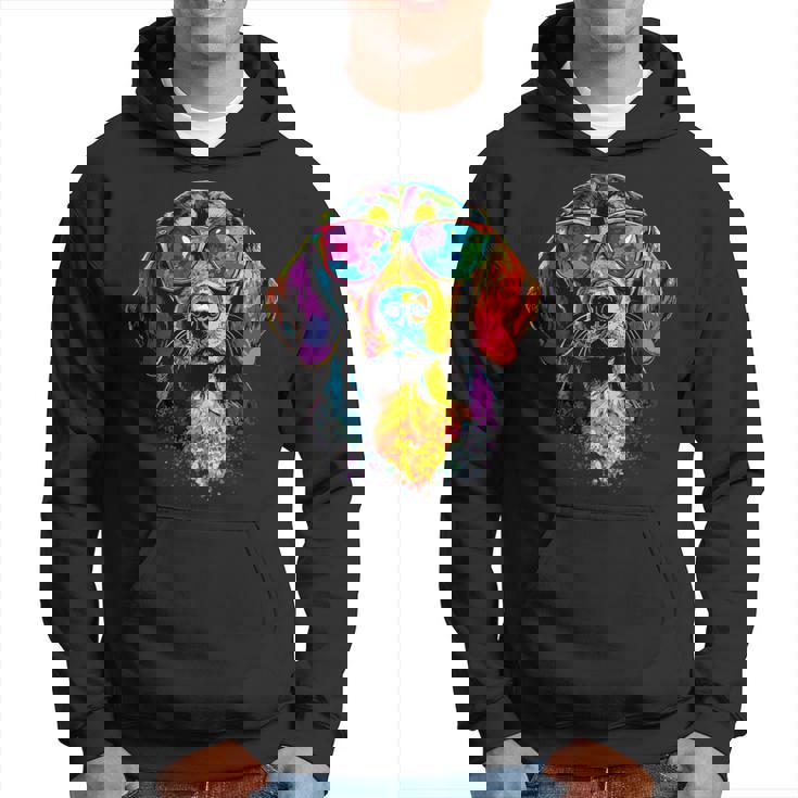 サングラスをかけたビーグル ビーグル子犬 かわいい イングリッシュビーグル パーカー